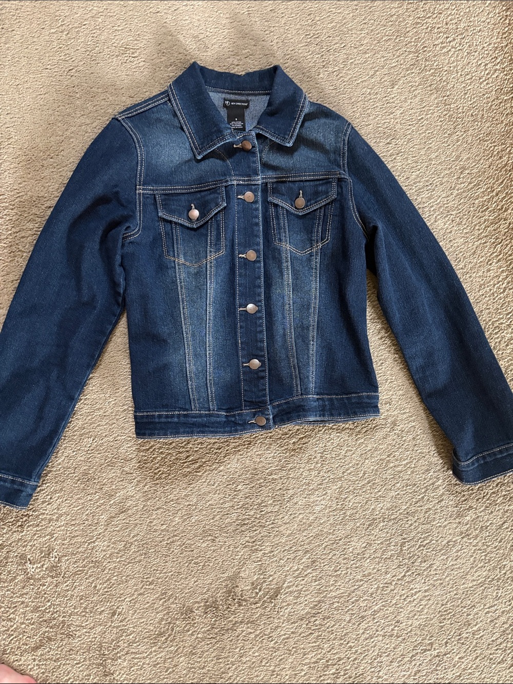 new directions Indigo Denim Trucker Jacket